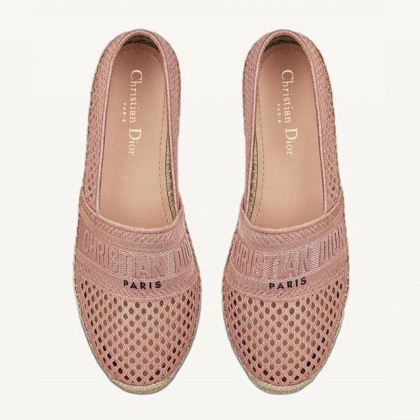 Christian Dior Bag Outlet For Sale Christian Dior Granville Espadrilles Women Mesh Pink - Image 2
