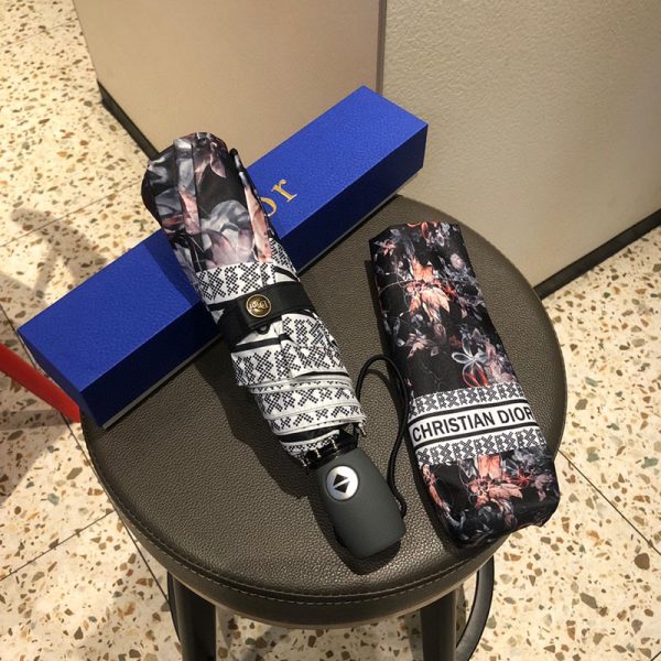 Dior Umbrella Floral Print In Black - Image 2