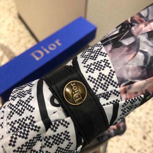 Dior Umbrella Floral Print In Black - Image 4