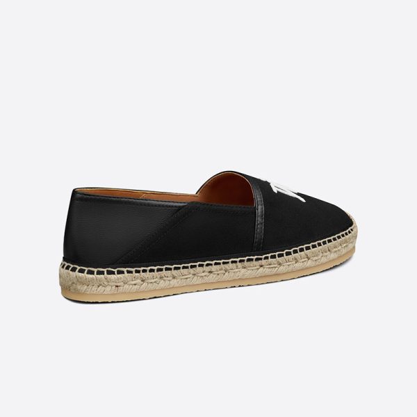 Dior Granville Espadrilles Women Shawn Logo Motif Canvas Black - Image 3