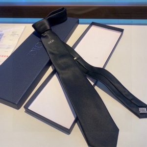 Dior Tie DIOR Icon Silk Black