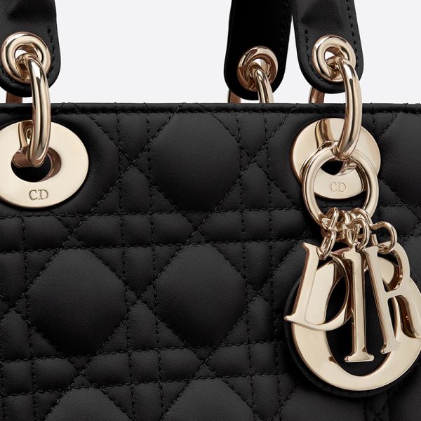 Lady Dior My ABCDior Bag Cannage Lambskin Black - Image 4